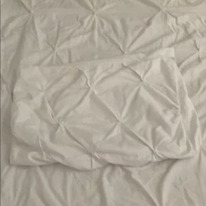 cute pin tuck duvet cover